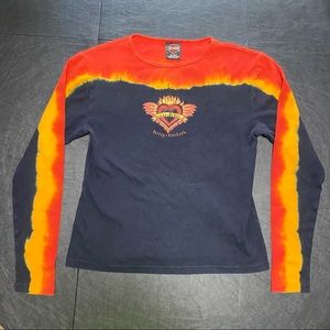 Harley-Davidson Women’s Flames Long Sleeve Shirt